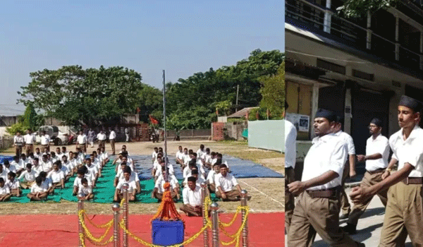 Assam: Bijoya Dashami and RSS 101 foundation day celebration held in several districts