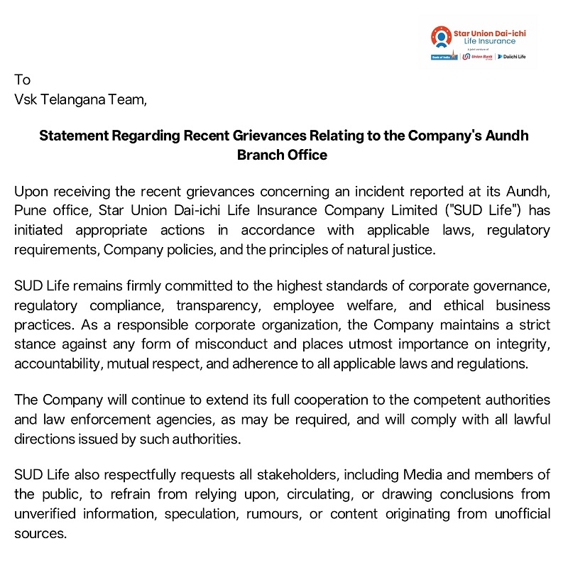 Star Union Dai Ichi clarification