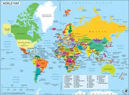 world map
